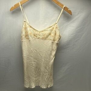 Free People Ivory Knit Top